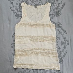 Express Sequin Tank Sz Med